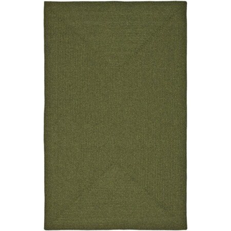 Safavieh Braided 8 ft. x 10 ft. Hand Made Oval Rug - Green BRD315A-8OV